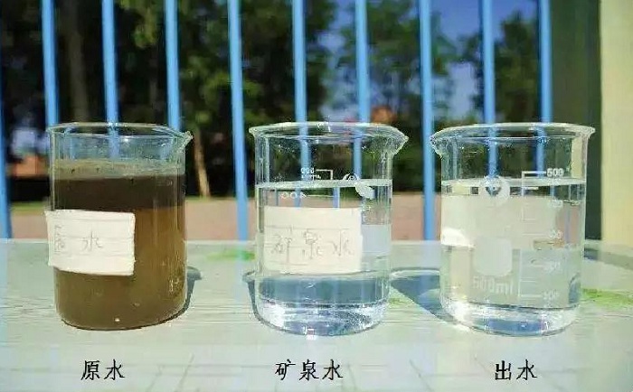 優(yōu)普廢水處理機(jī)水處理效果對(duì)比